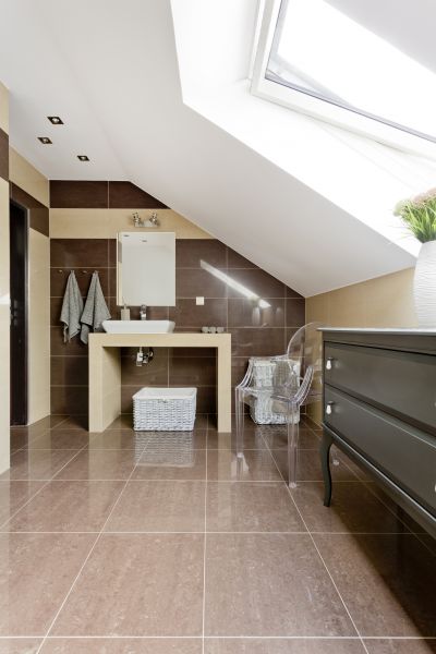 Attic Bathroom Installation in Santa Monica